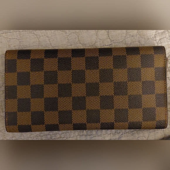 LOUIS VUITTON *Vintage Portefeuille Ron Modular long wallet M10098 Damier canvas - Picture 9 of 9